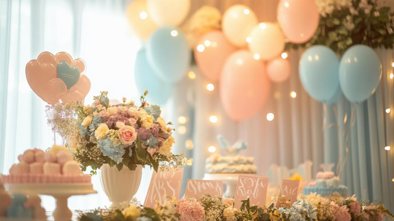 Lire la suite à propos de l’article Idées de décoration pour une baby shower élégante et personnalisée